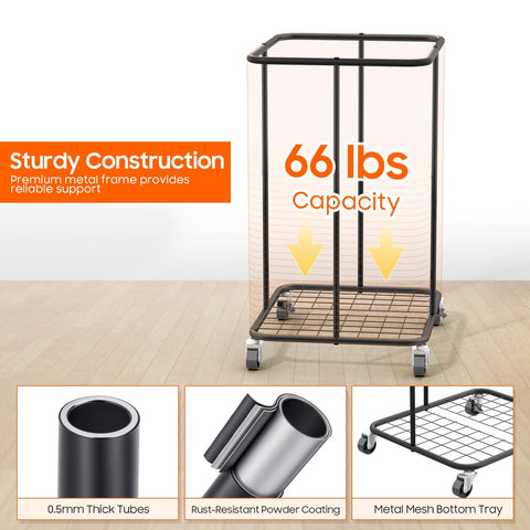 Wheels with locking mechanism provide stability when needed