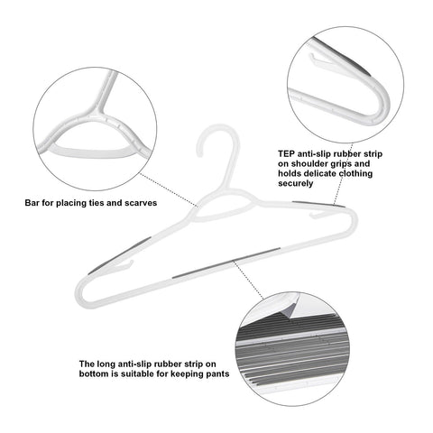 Ollieroo bendable grey hangers manage wet and dry fabrics without slipping.