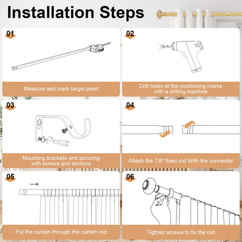 OLV mounting anchors and screws included for secure mounting