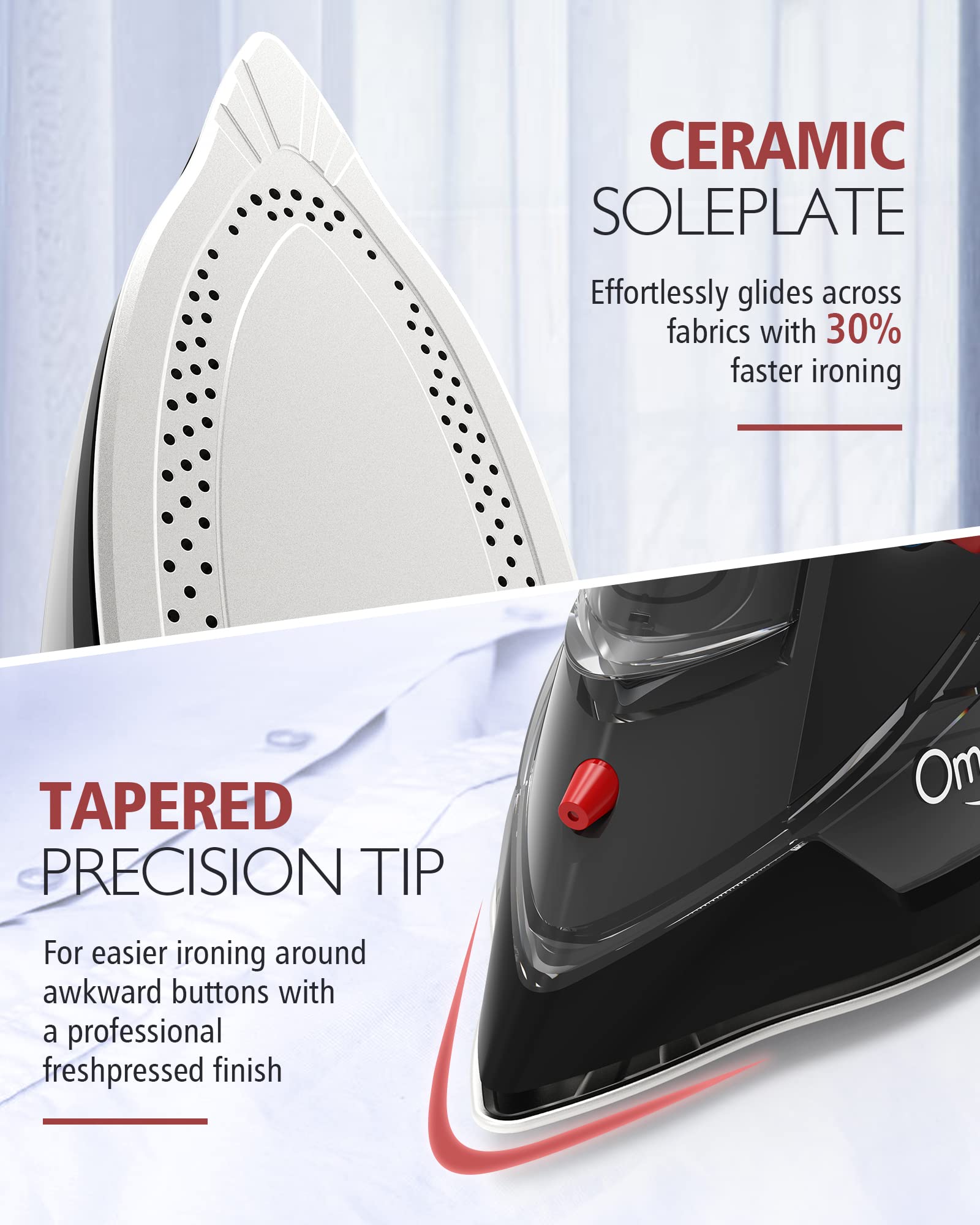 OMAIGA self-clean function simplifies maintenance.