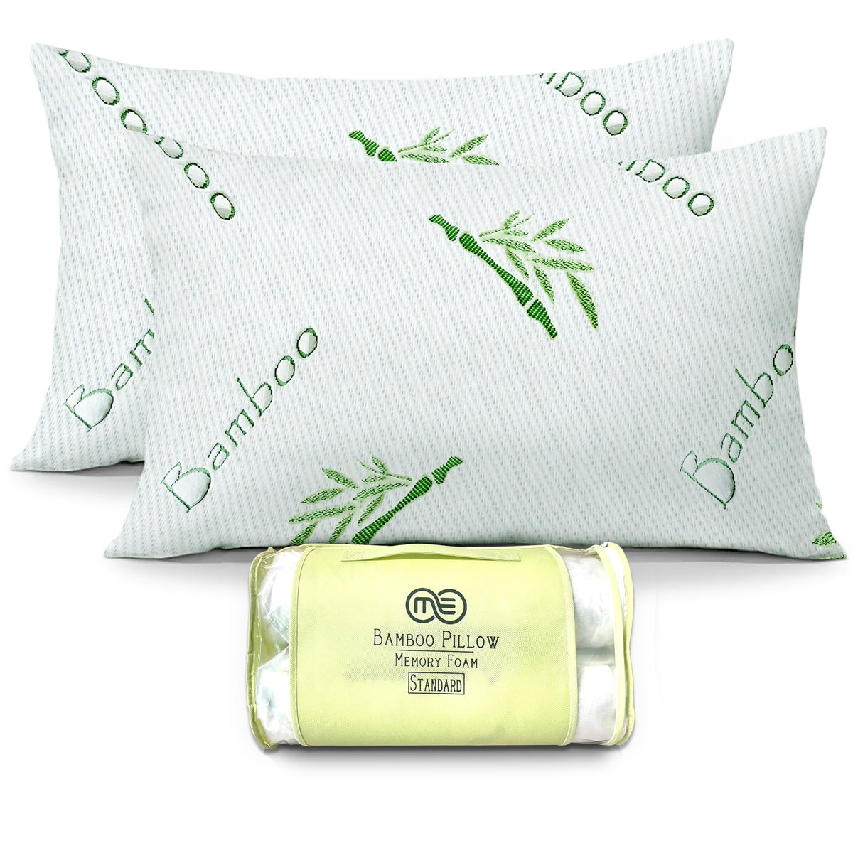 OMEO pillow shredded memory foam close-up showing supportive filling for neck and shoulders