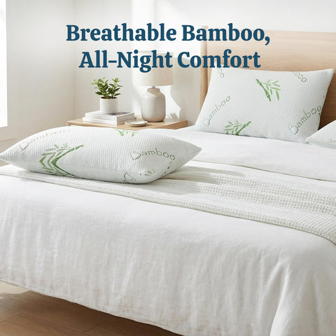 OMEO pillow suitable for side, back, and stomach sleepers