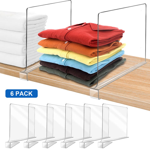 OMGelic 12.3-inch height and 11-inch depth divider fits standard shelves