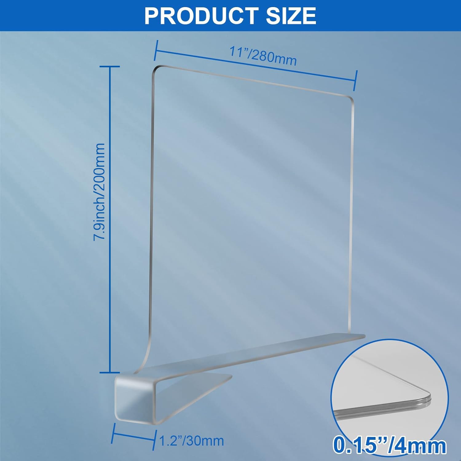 OMGelic set-in-wood shelf dividers shown on a bookcase for clearer, organized display.