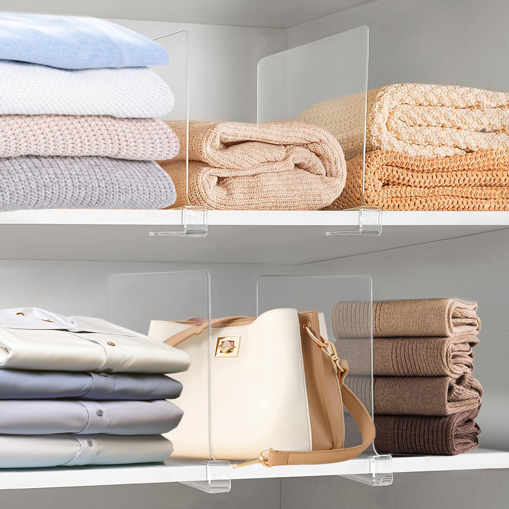 OMGelic shoe cabinet divider keeps shoes separated and tidy