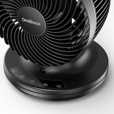 OmniBreeze horizontal vertical oscillation showing wide coverage