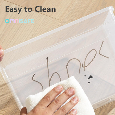 OMNISAFE multi-purpose storage bin ideal for shoes and craft supplies