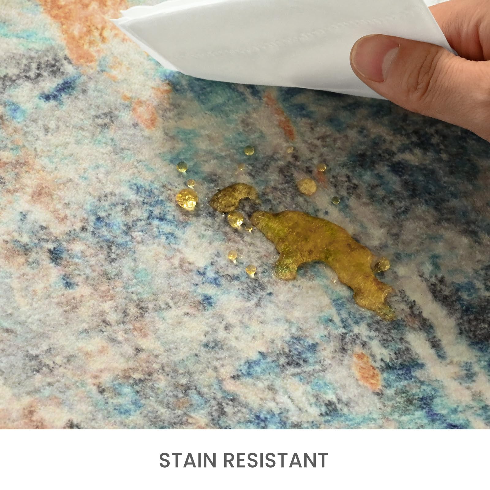 Ompaa machine-washable fabric simplifies stain and odor removal.