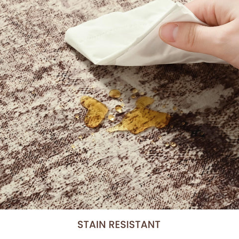 Ompaa rug runner fits under tables for a tidy, stylish decor.