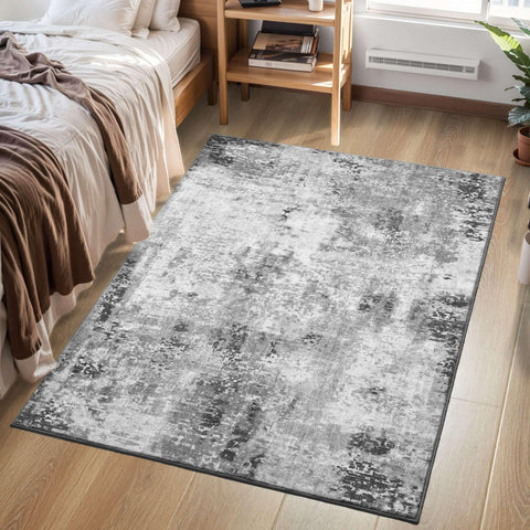 Ompaa Entryway Rug close-up soft fibers underfoot show plush comfort.