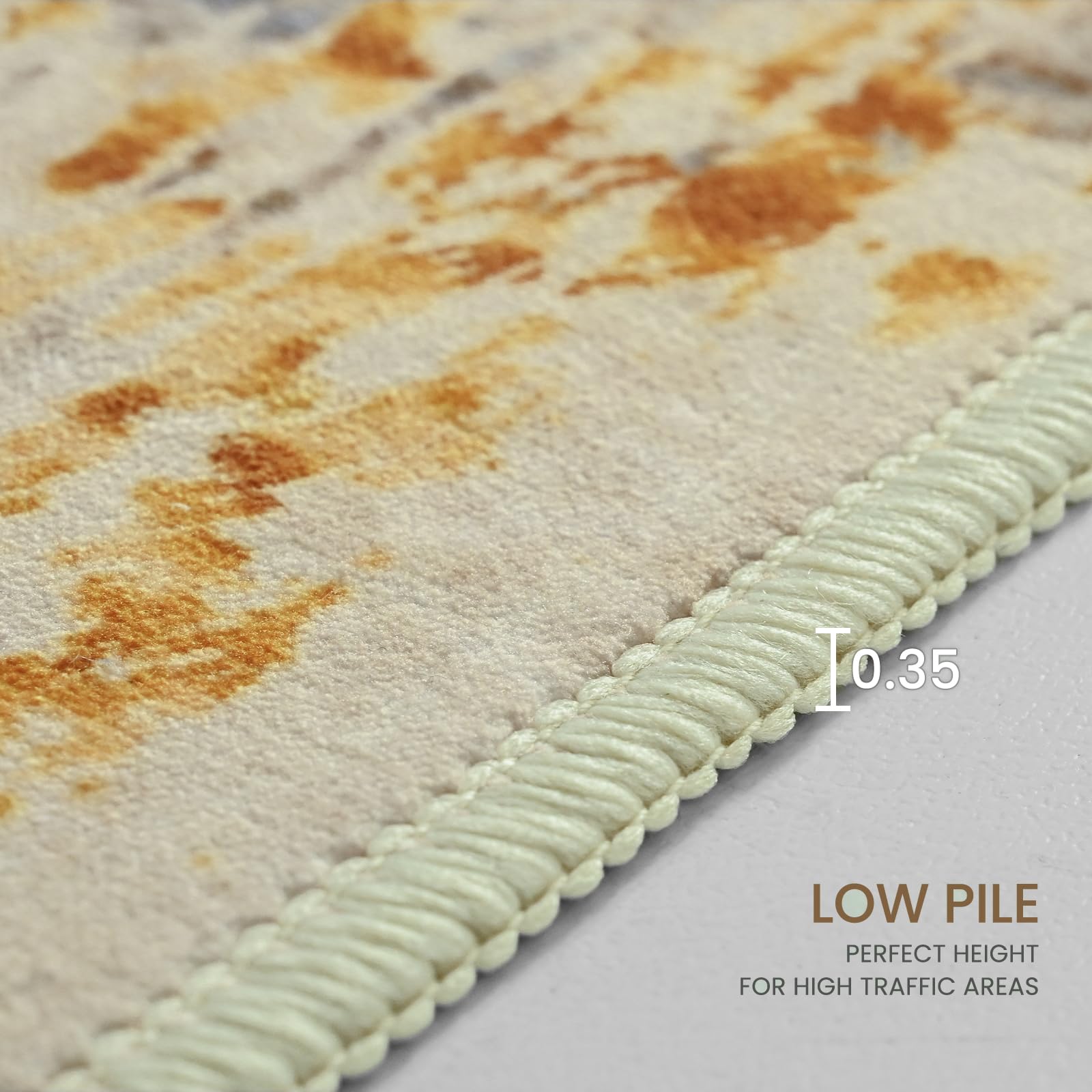 Ompaa ultra-soft plush 0.3 inch rug delivers barefoot comfort.