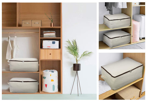 Omygarden size 25.6x18.5x8.7 inches ideal for blankets and clothes