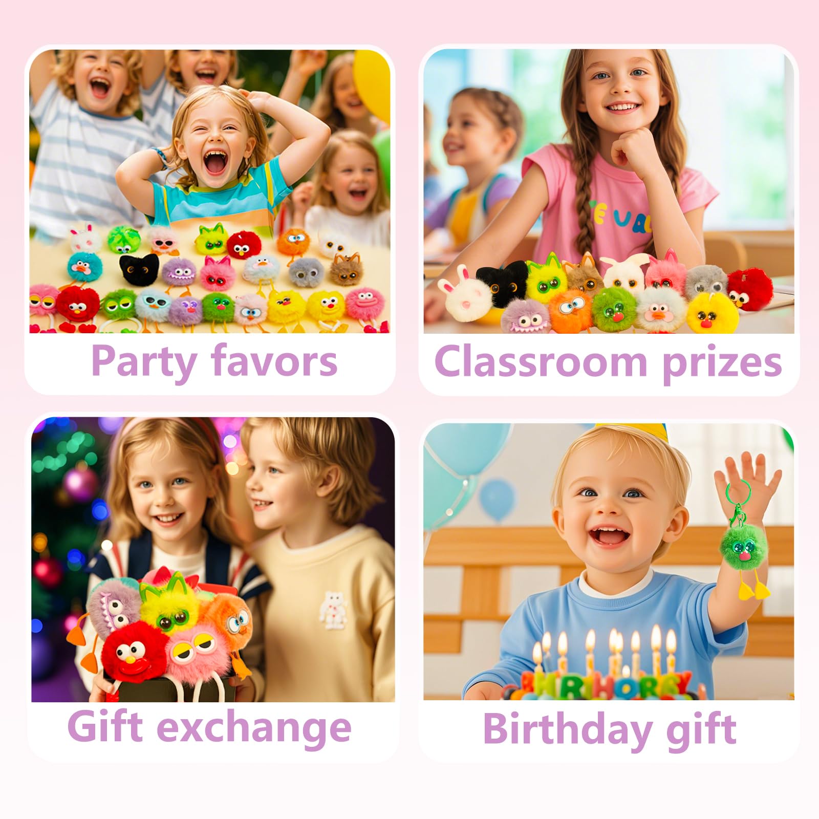OMyFav birthday party favors add a soft fun touch