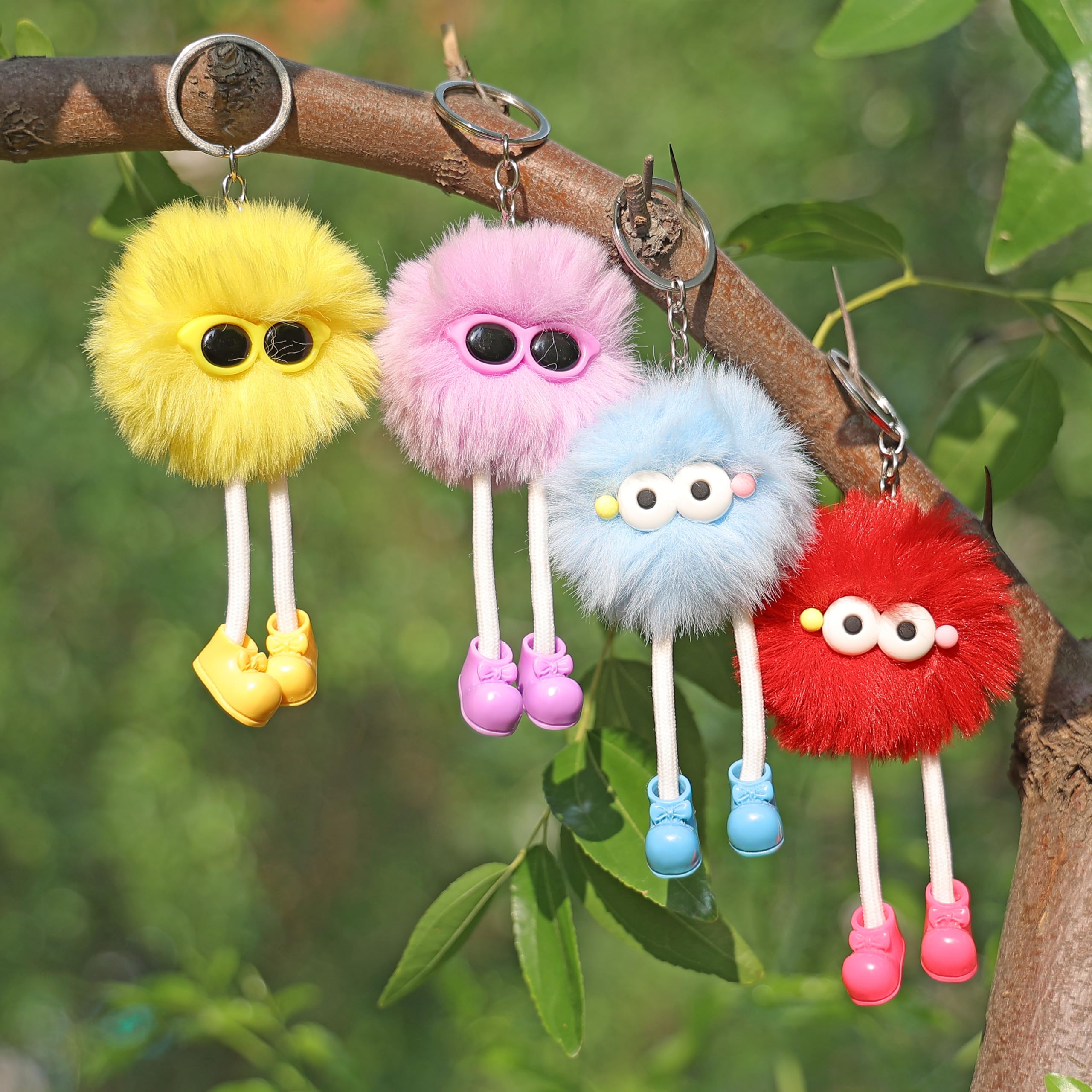OMyFav classroom prizes display showcasing cute plush keychains for rewards.