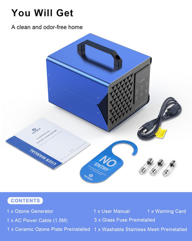 ONAMOR ozone generator ceramic plate focus signals enhanced ozone production and reliability.