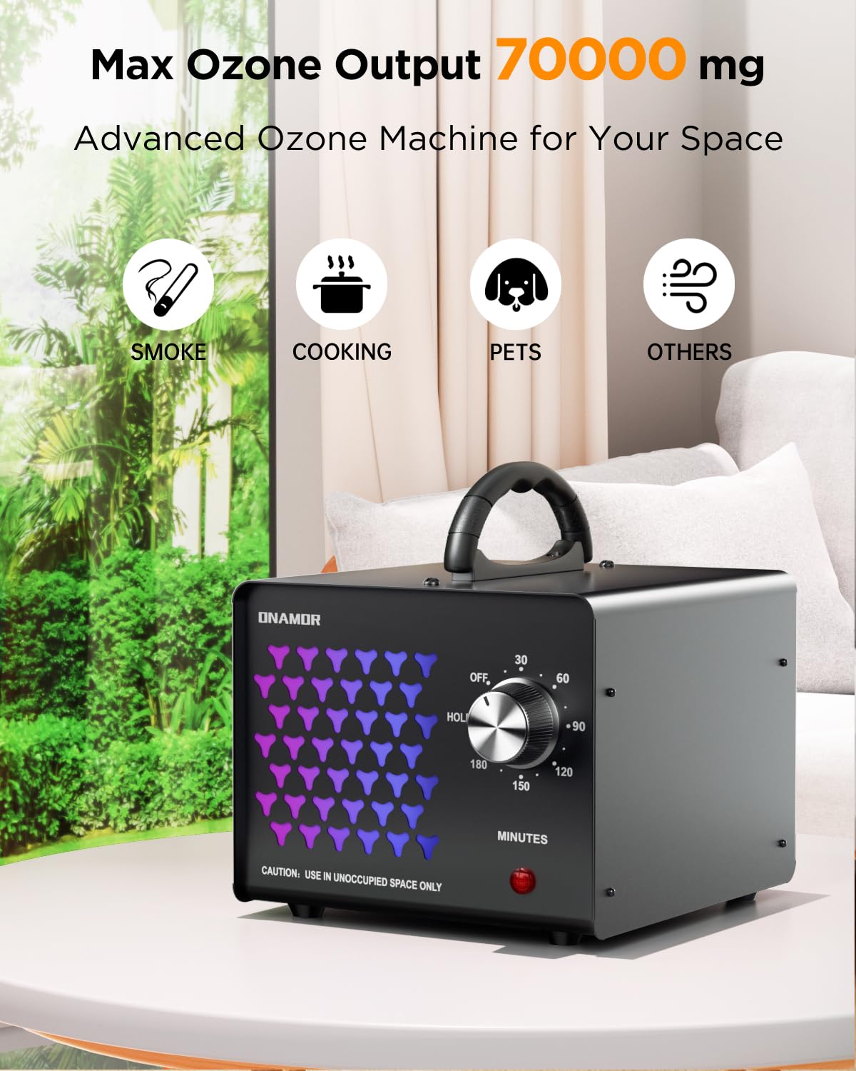 ONAMOR ozone plate detail highlights double-layer honeycomb design