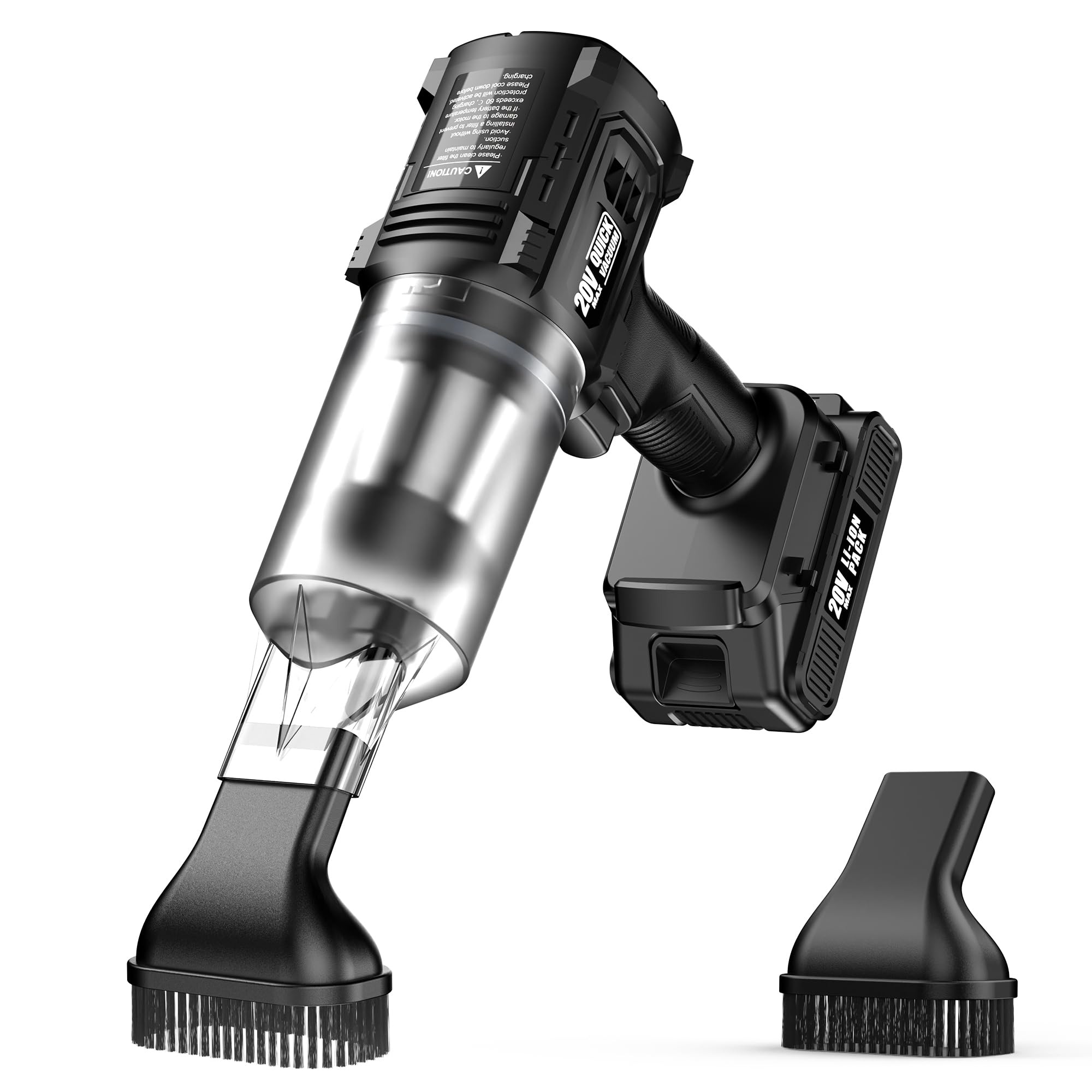 ONAVOT versatile vacuum cleans cars, sofas, and desks.