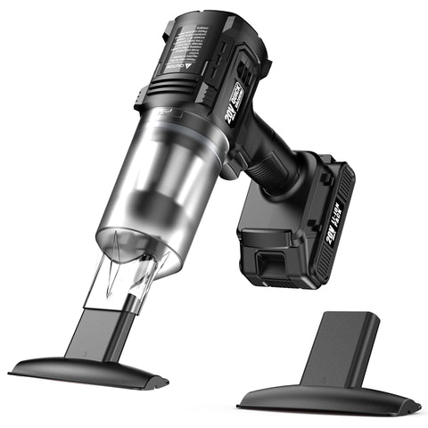 ONAVOT secure locking dust cup stays in place.