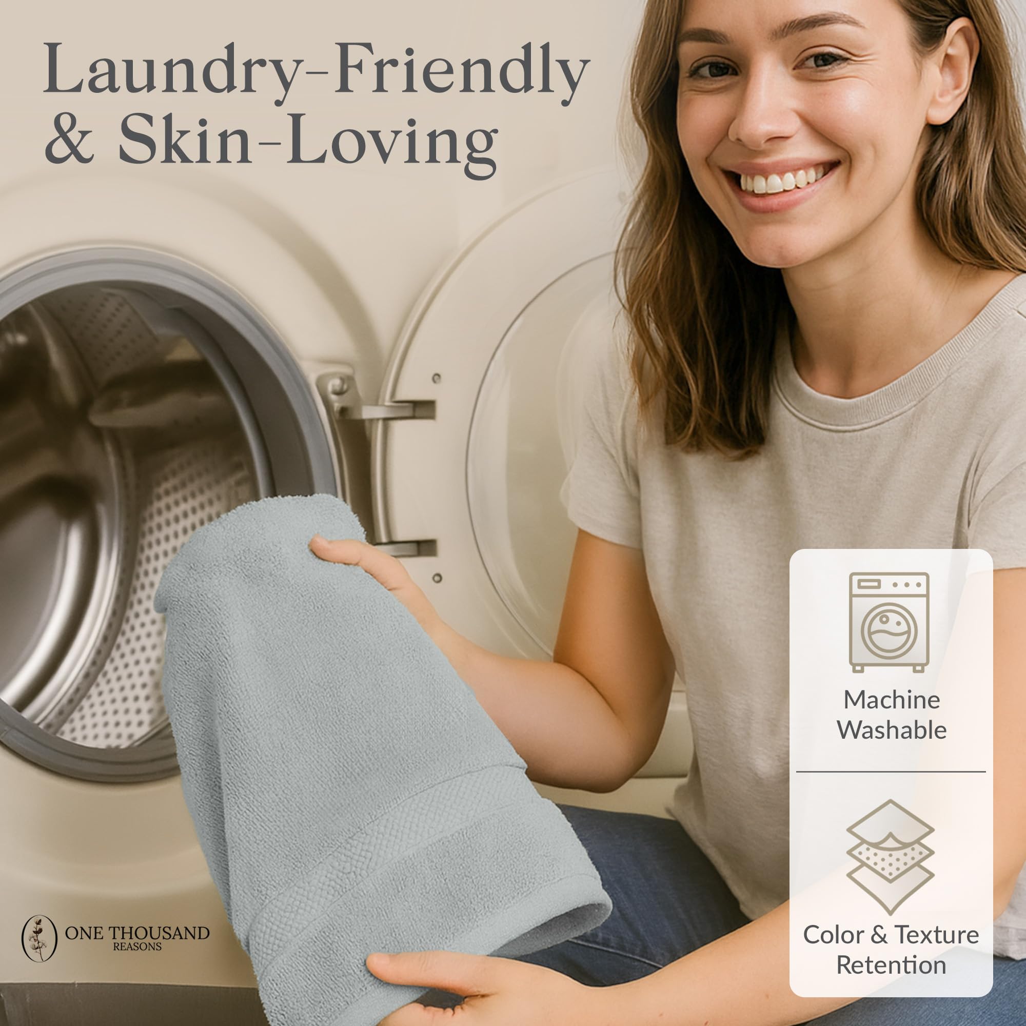 One Thousand Reasons gym spa hotel setup demonstrates versatile towel set for travel and home