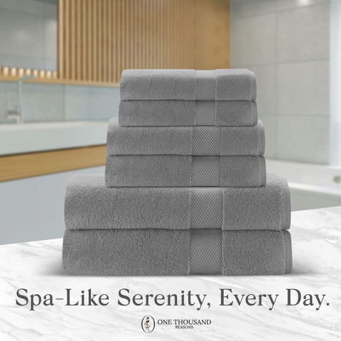 One Thousand Reasons quick-dry towel set demonstrates fast drying after showers