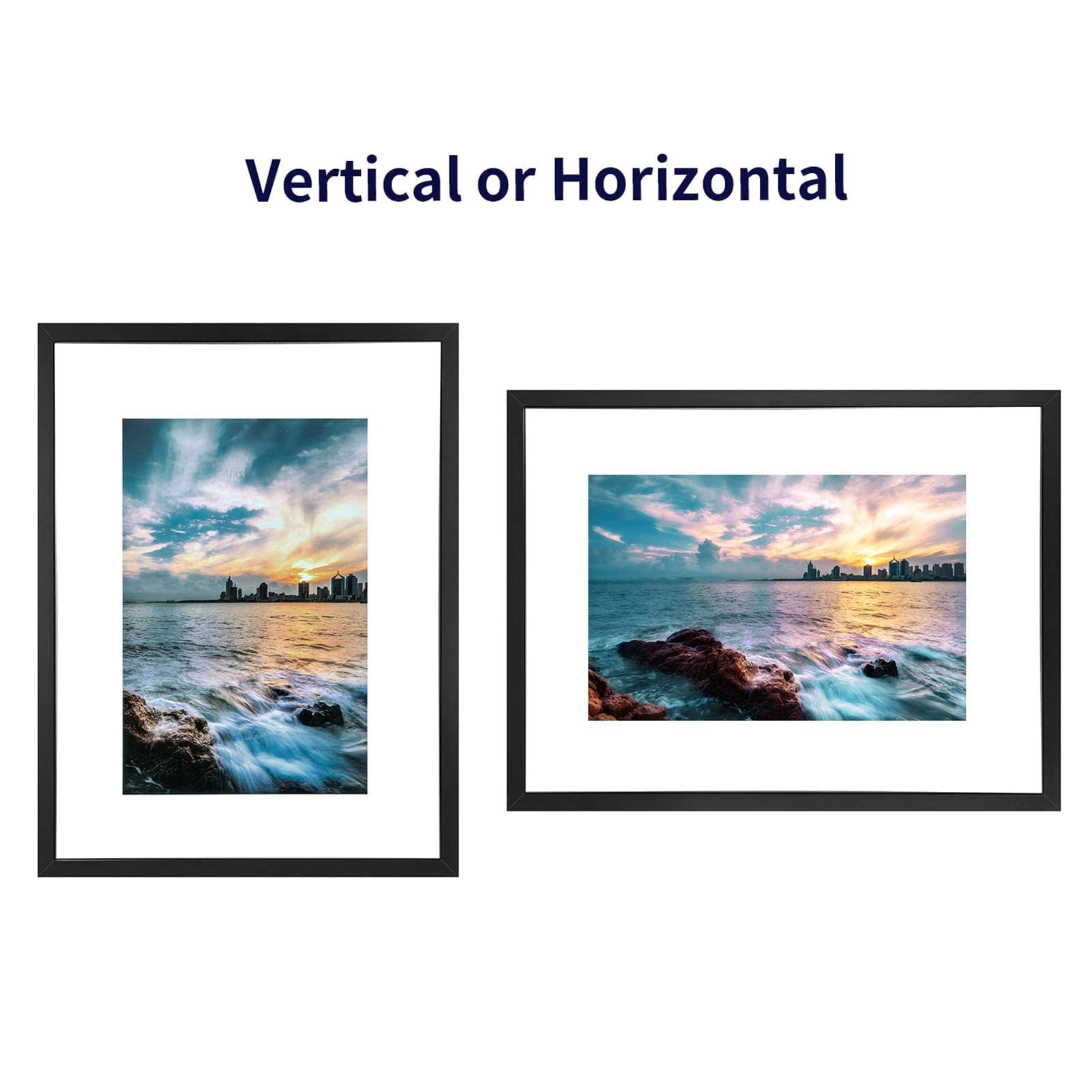 ONE WALL double-glass floating-effect close-up highlights craftsmanship and secure image sandwich.