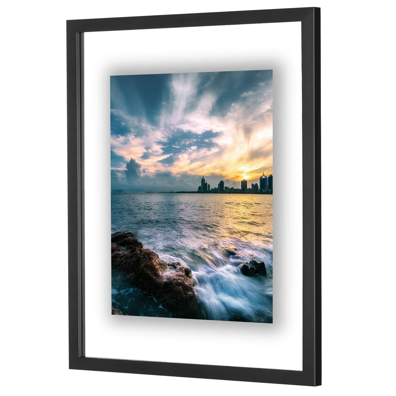 ONE WALL 16x20 front view frame for a clean wall display with floating effect