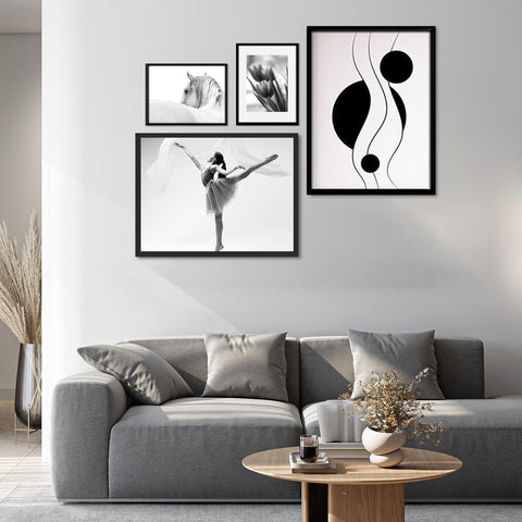 One Wall horizontal display ready for posters and prints