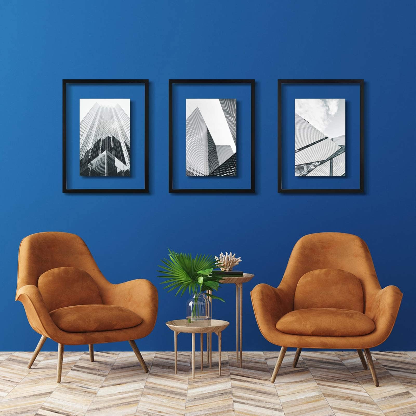 ONE WALL various sizes 11x14 to 16x20 display for floating look.