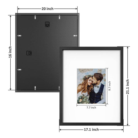ONE WALL white mat 8x10 opening highlights signatures beautifully