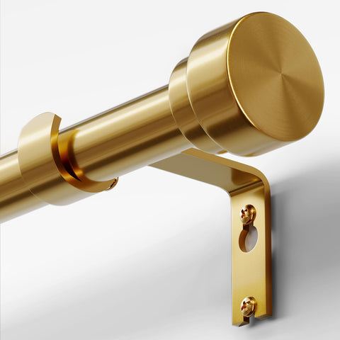 Oneach heavy-duty curtain rod outer section showing sturdy construction for long windows