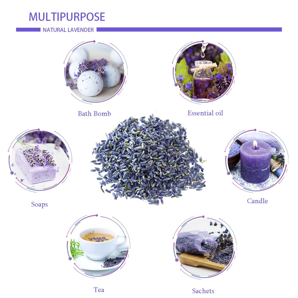 OneDove DIY lavender projects idea—versatile, aromatic filler for sachets and bath products