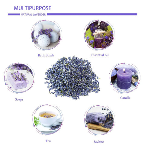 OneDove DIY lavender projects idea—versatile, aromatic filler for sachets and bath products