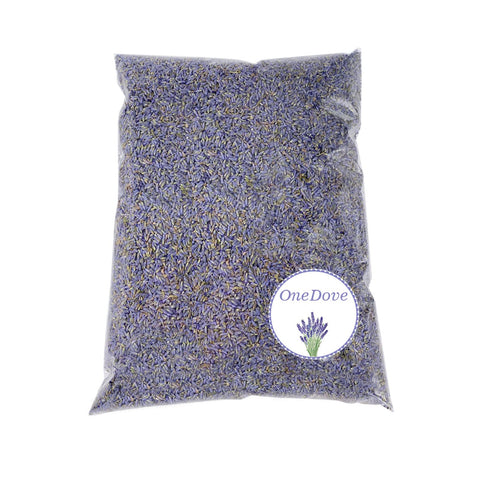OneDove Lavender Buds Ultra Blue Grade 2lb—close-up with vibrant color and fresh scent