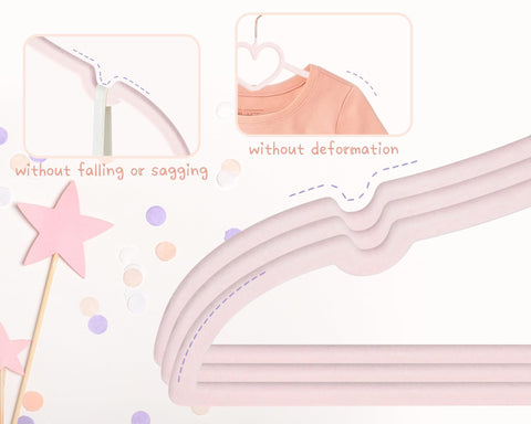 OneDream anti-slip hanger with notched shoulders prevents slipping