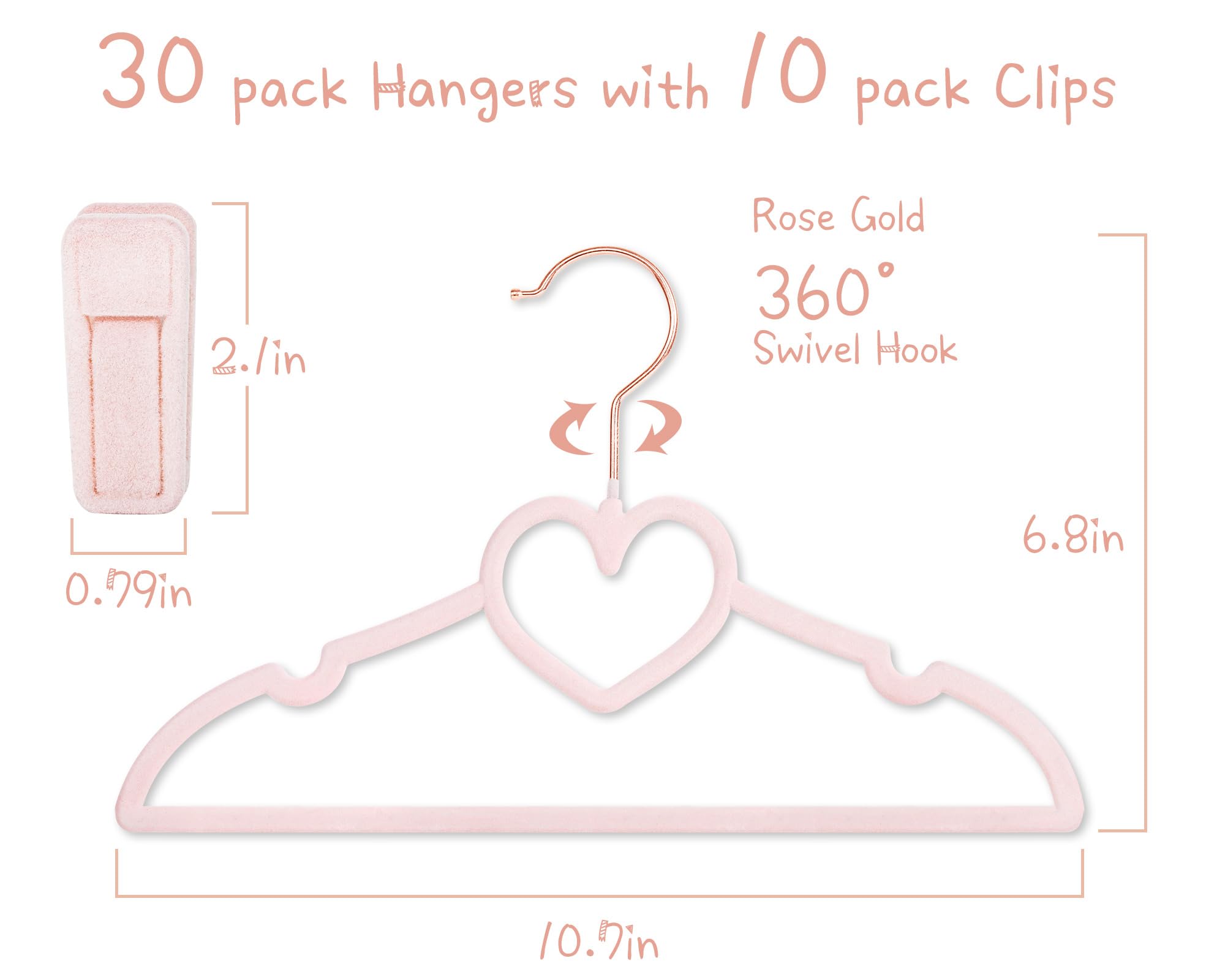 OneDream heart-shaped hanger helps clothes stay neat and wrinkle-free