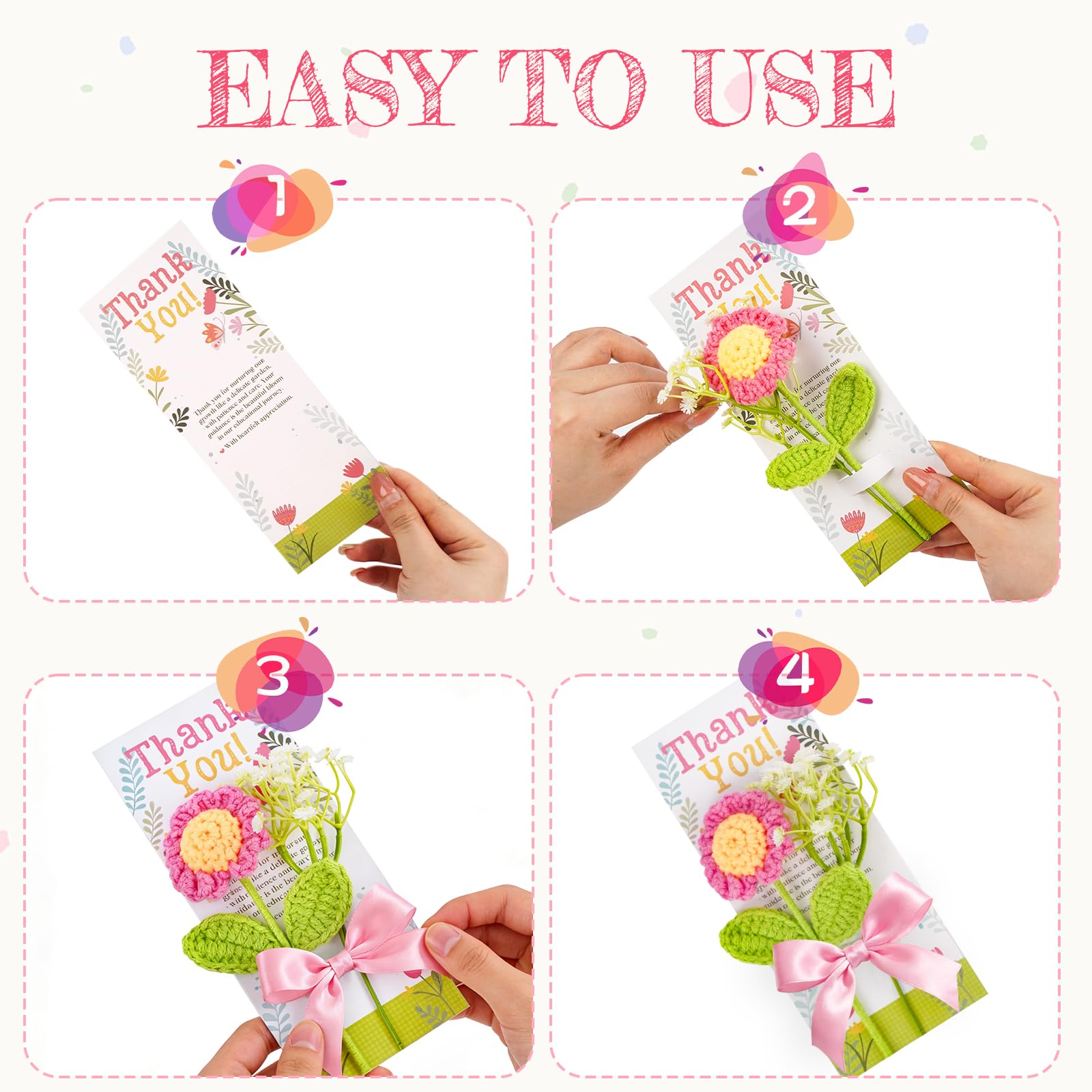 ONEHAUS includes 12 cards to accompany the flowers.