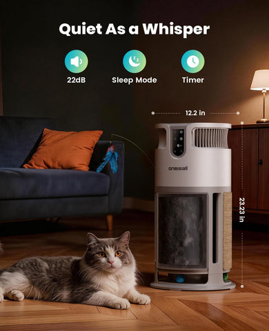 Oneisall Pet Air Purifier suitable for large room coverage up to 3,000 sq ft