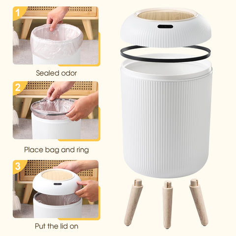 onlcuk IPX6 waterproof ABS housing withstands bathroom moisture.