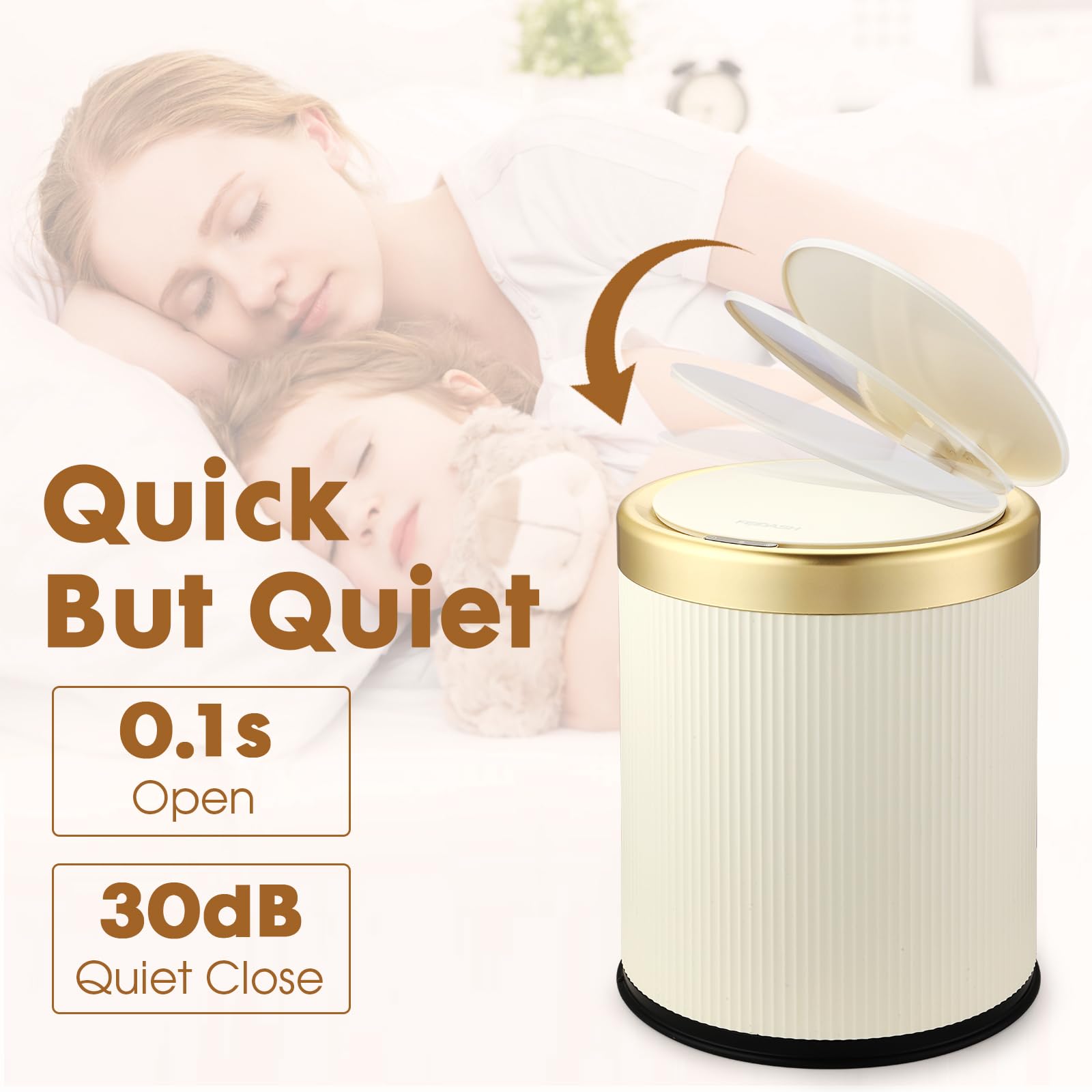 onlcuk 2-8-gallon-capacity view emphasizes suitable everyday waste needs.