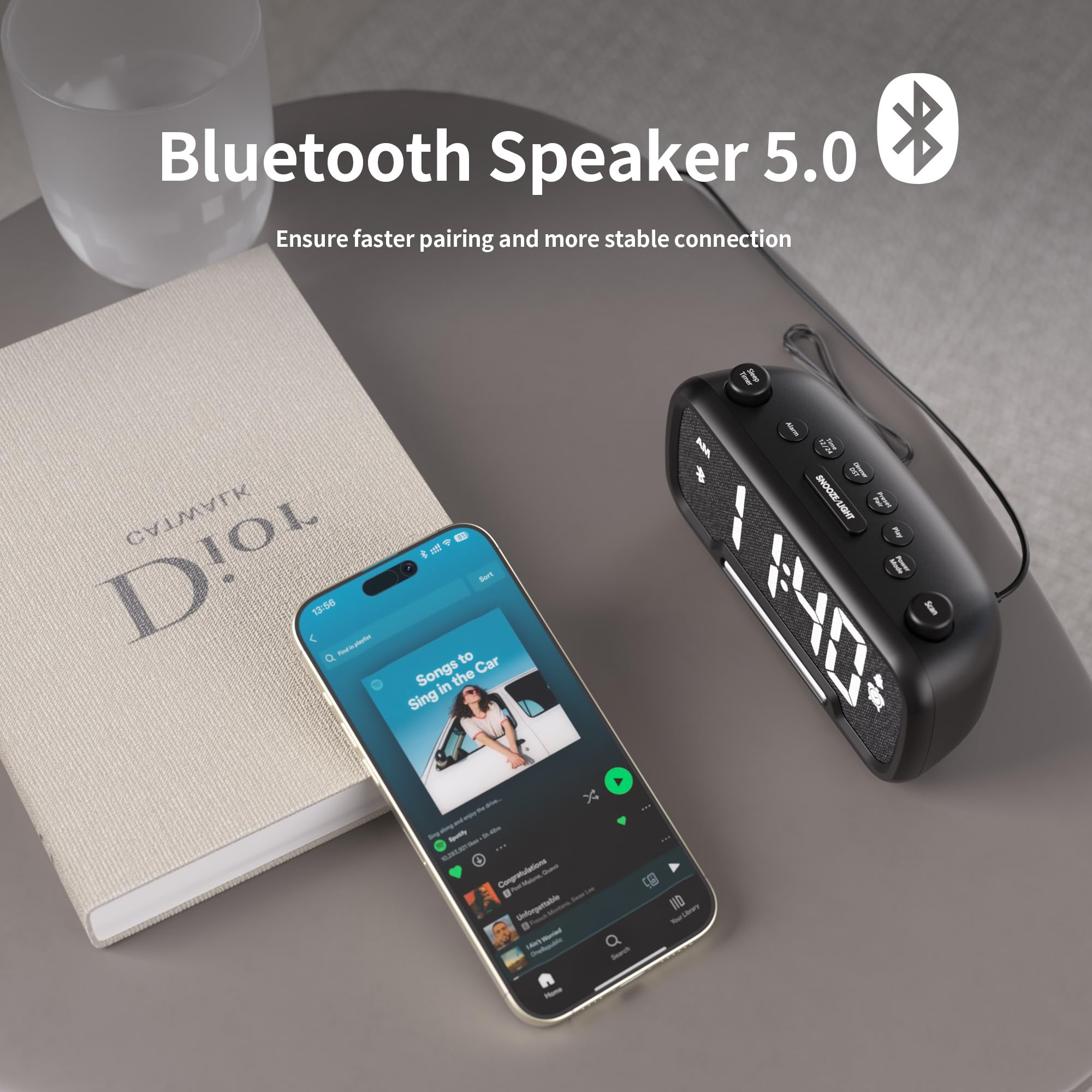 OnLyee dual USB-C and USB-A charging keeps devices powered.