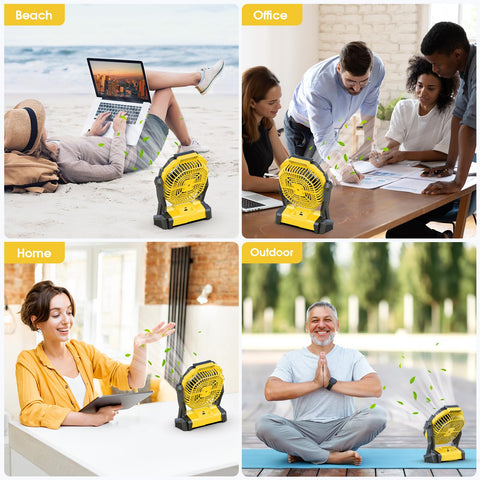 ONLYNEW 270° rotatable air outlet directs airflow for versatile cooling