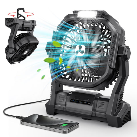 ONLYNEW portable fan compact design for easy cooling at home or on the go