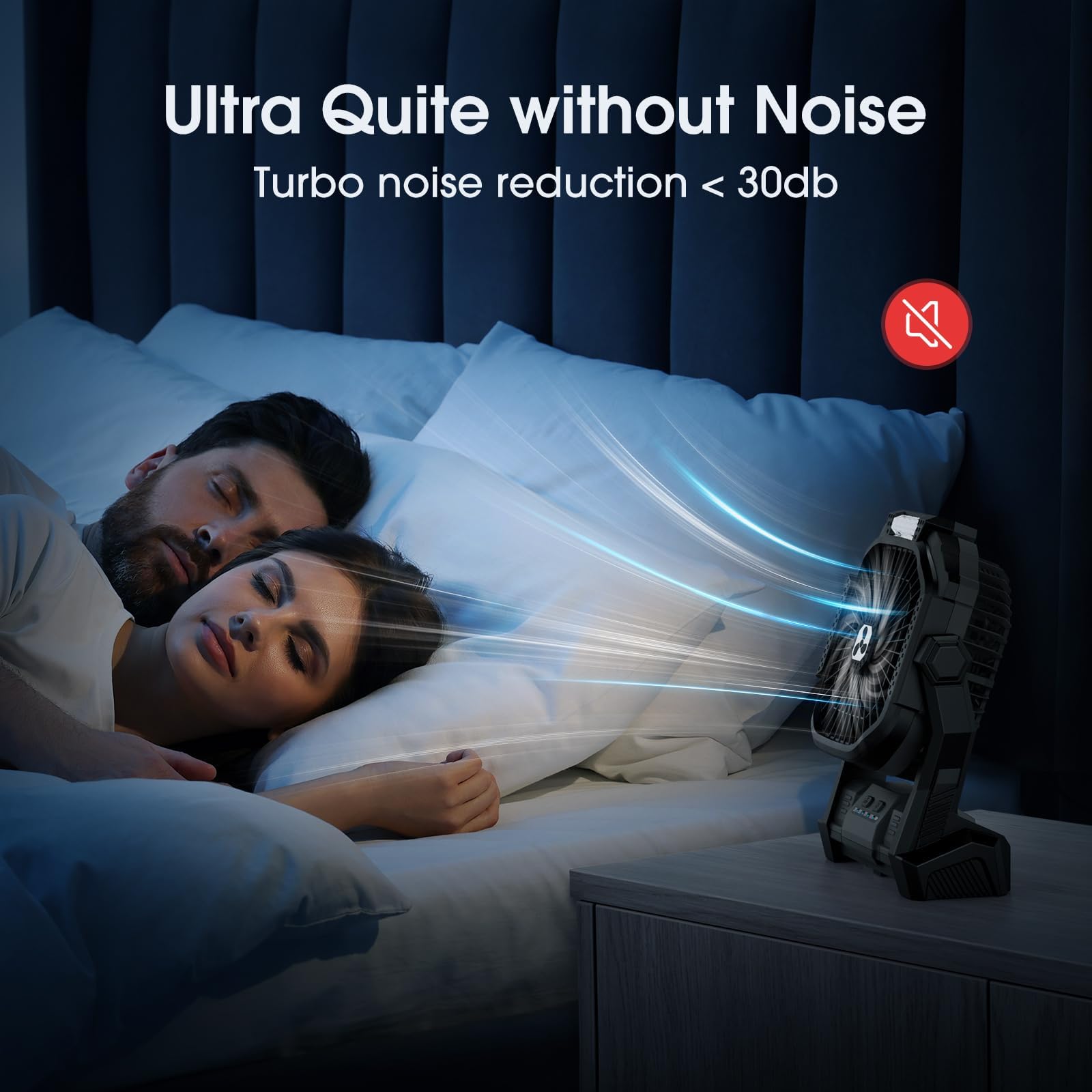 ONLYNEW quiet motor delivers strong wind with minimal noise