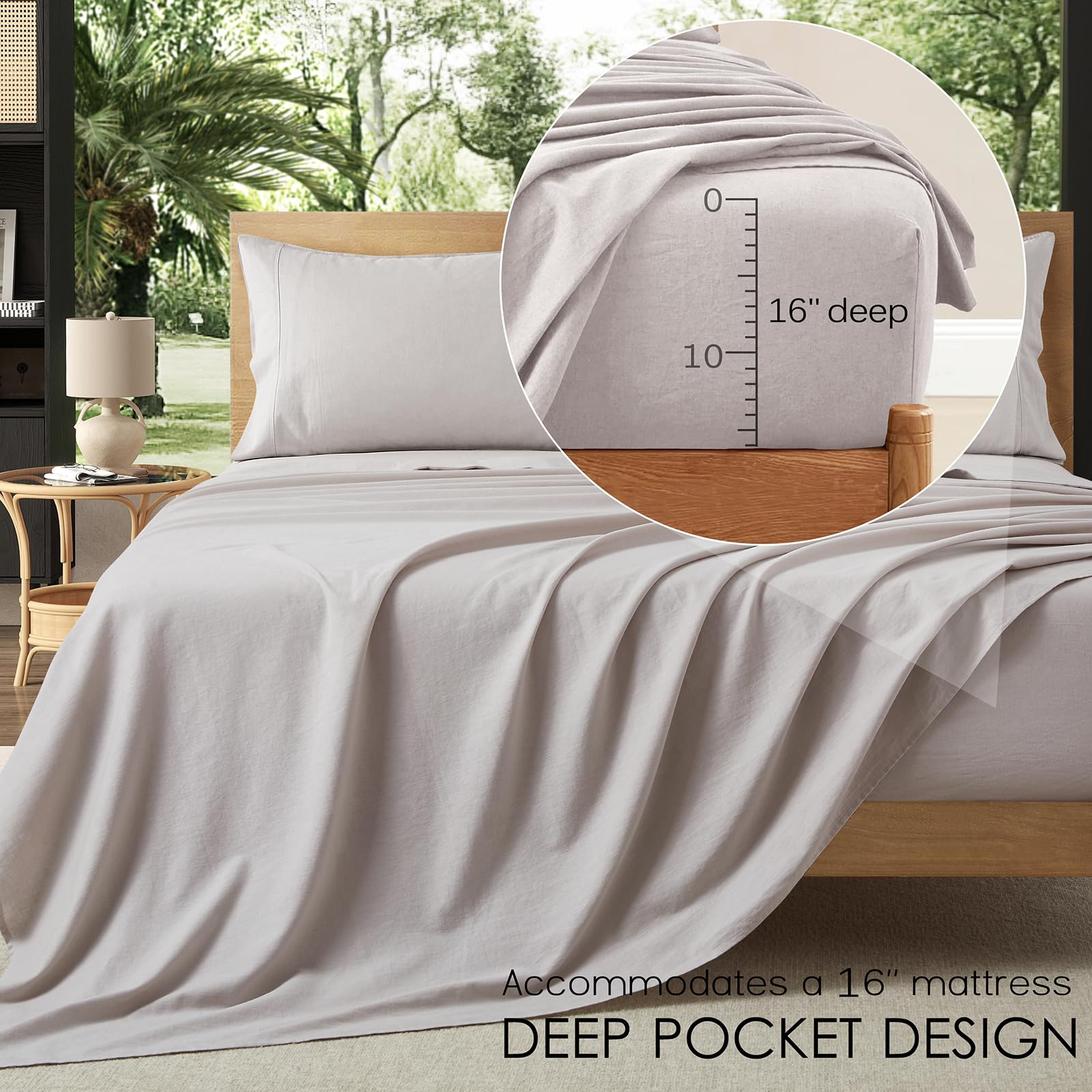 OnlySet oeko-tex-certified label signals safe, high-quality linen for sensitive skin.