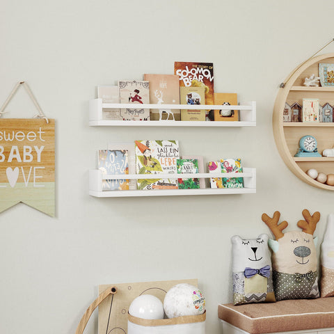 Onlysky shelves feature smooth edges to protect little hands.