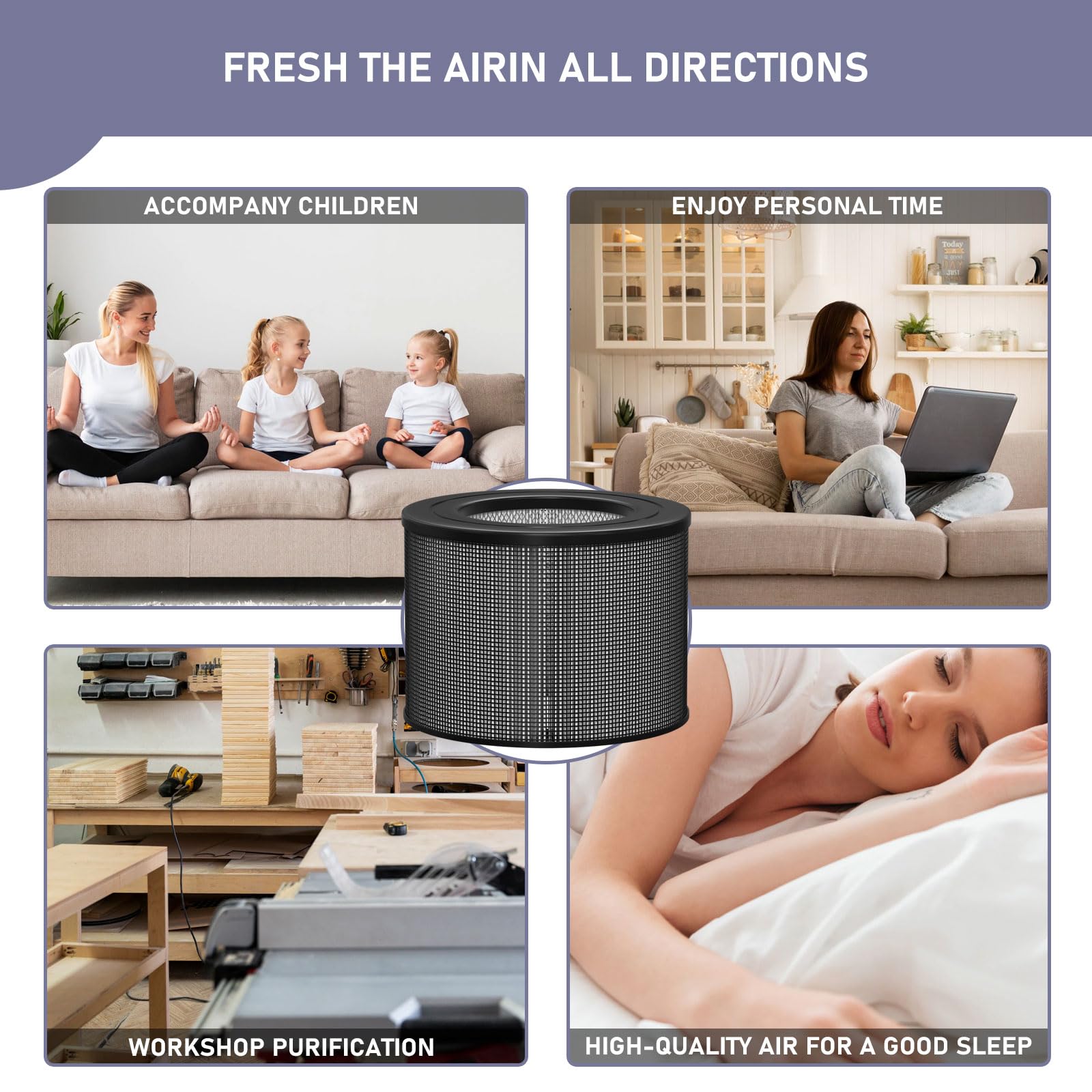 Ontheone replacement interval tips help maintain fresh air.