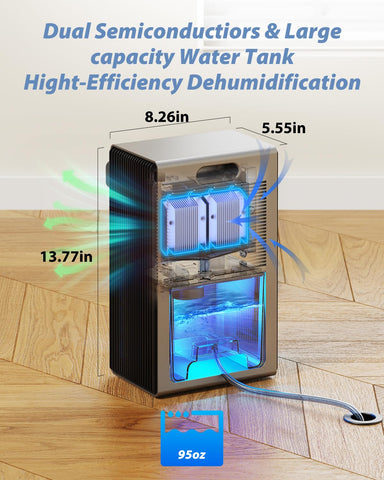ONWORK dehumidifier sleep mode for quiet nights