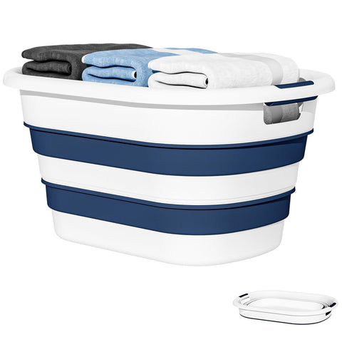 OOAMBB 43L collapsible laundry basket opened for sorting laundry