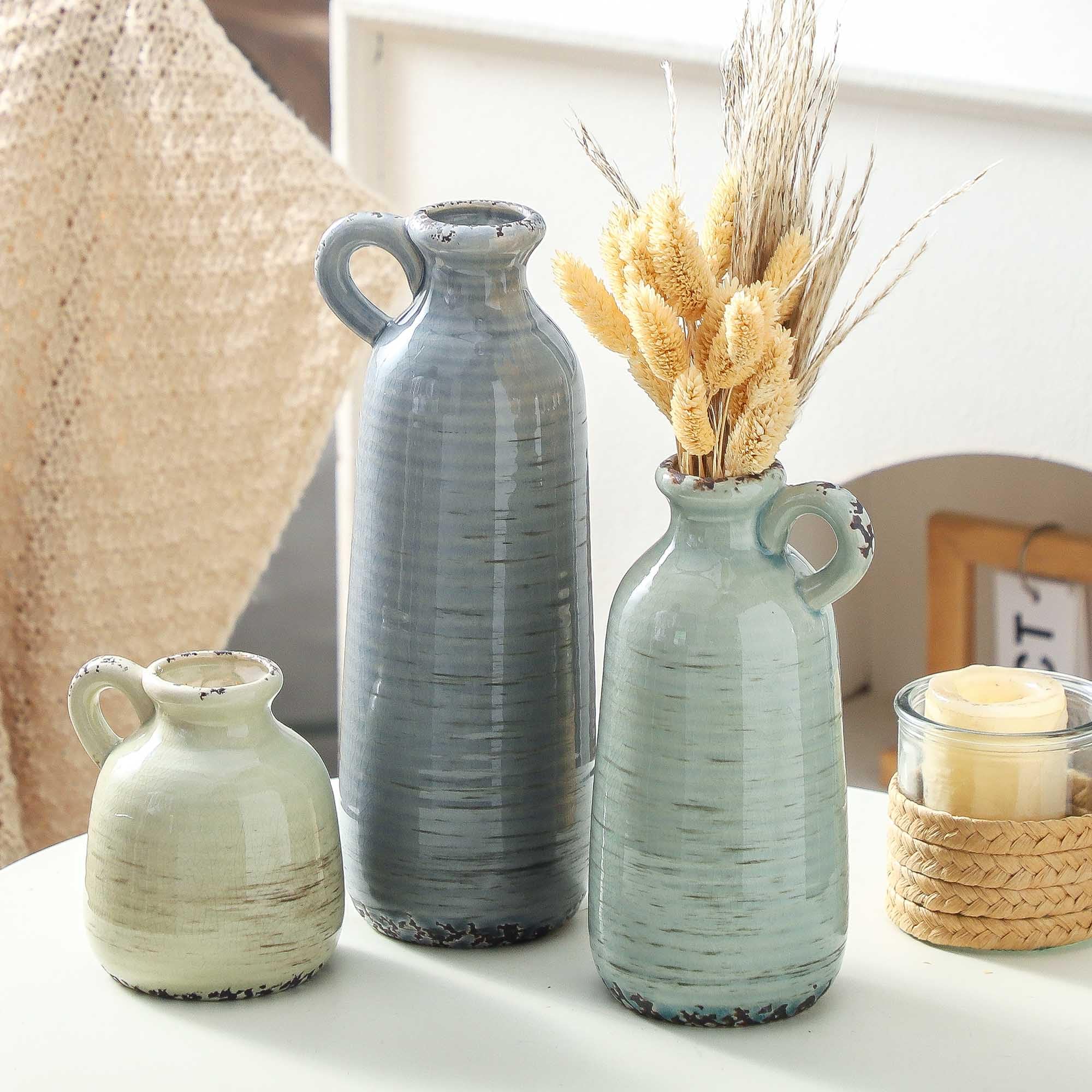 OOIT centerpieces for dining tables and mantels with a touch of color.