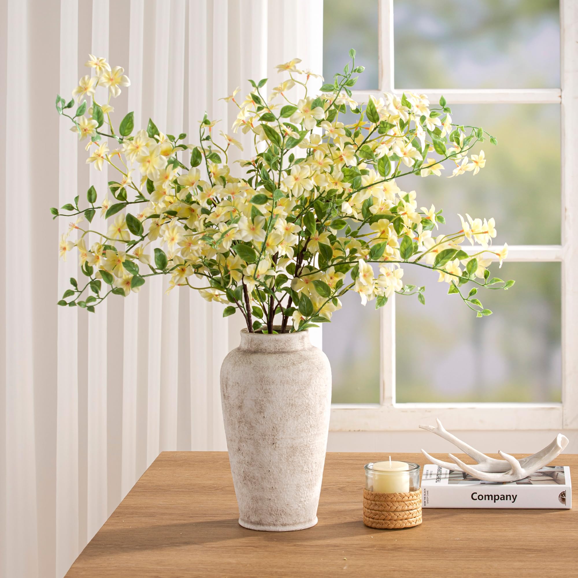 OOIT boho-style vase brings casual elegance to any room